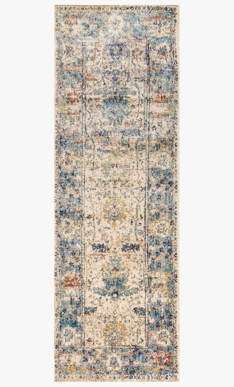 loloi Rugs area rugs 2.7 x 8 Anastasia Area Rugs By Loloi Rugs AF-07 Sand Blue in 15 Sizes