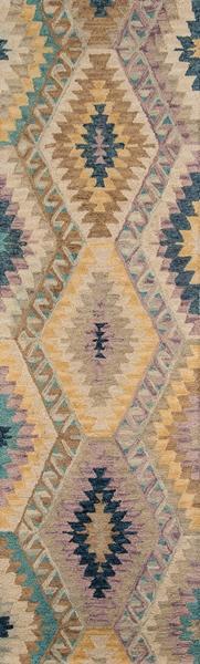 Momeni Area Rugs Tangier Area Rugs Tan-16 Multi 100% Wool HandHooked From India