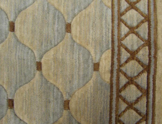 Nourison Stair Runner 30 in x 1 ft Cosmopolitan Shadolore Green Stair Runner C26R-LTG 30In Sold By the Foot