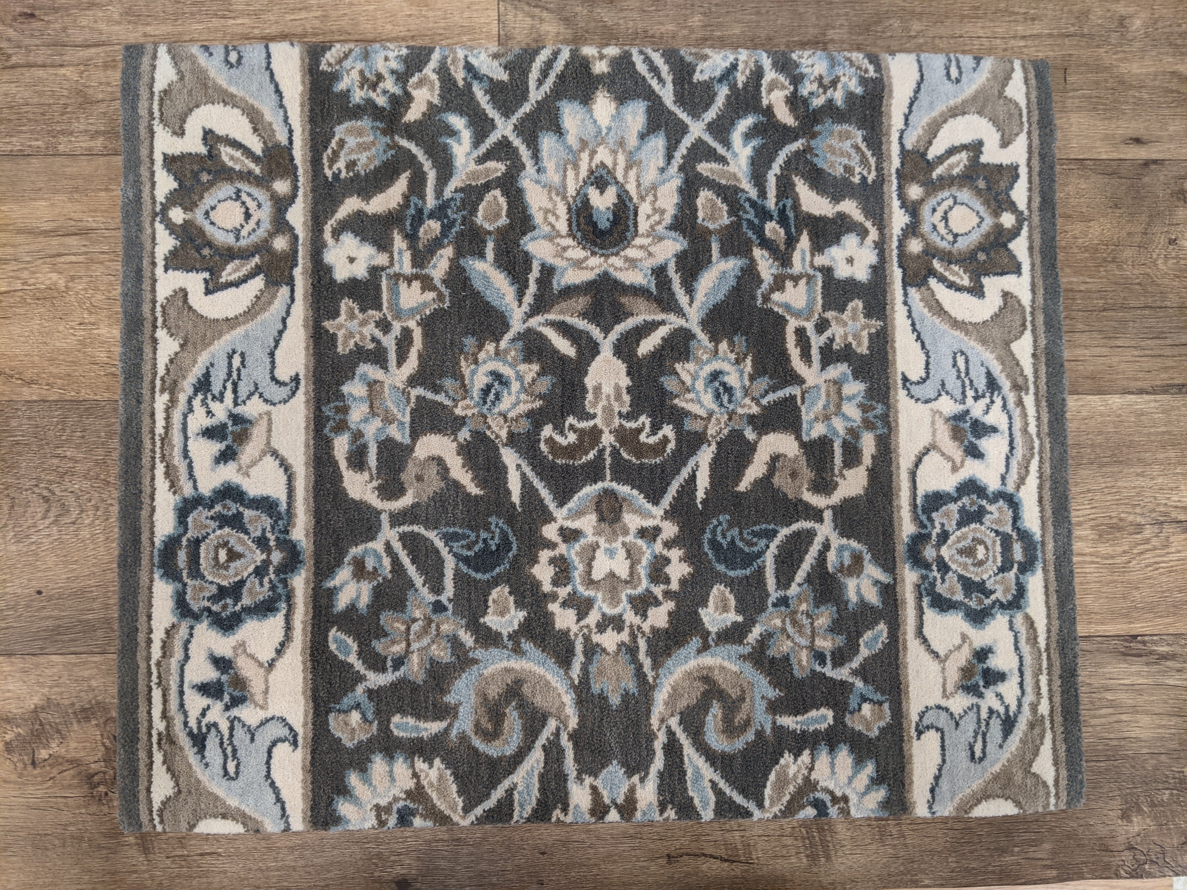Nourison Stair Runner Grand Parterre PT01-DKRoast Stair Runner 30in and 41in Sold By the Foot