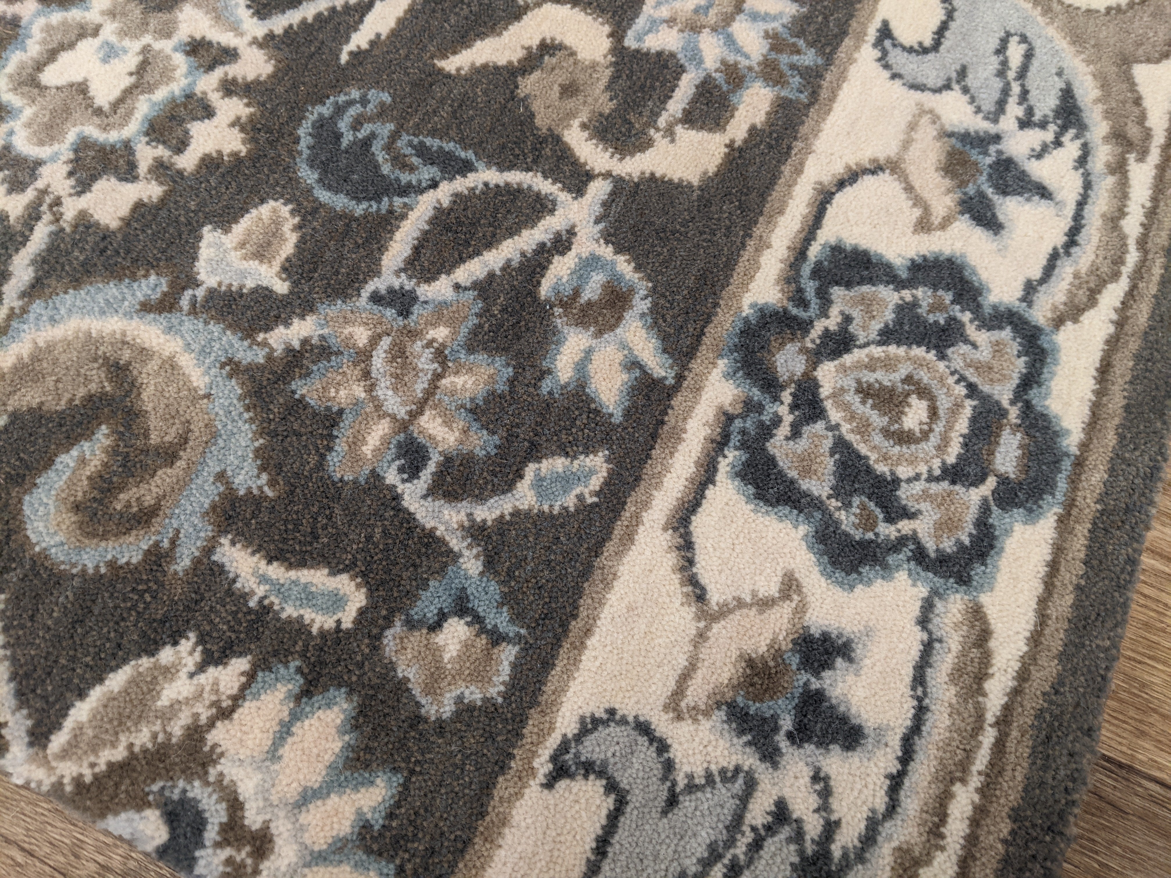 Nourison Stair Runner Grand Parterre PT01-DKRoast Stair Runner 30in and 41in Sold By the Foot