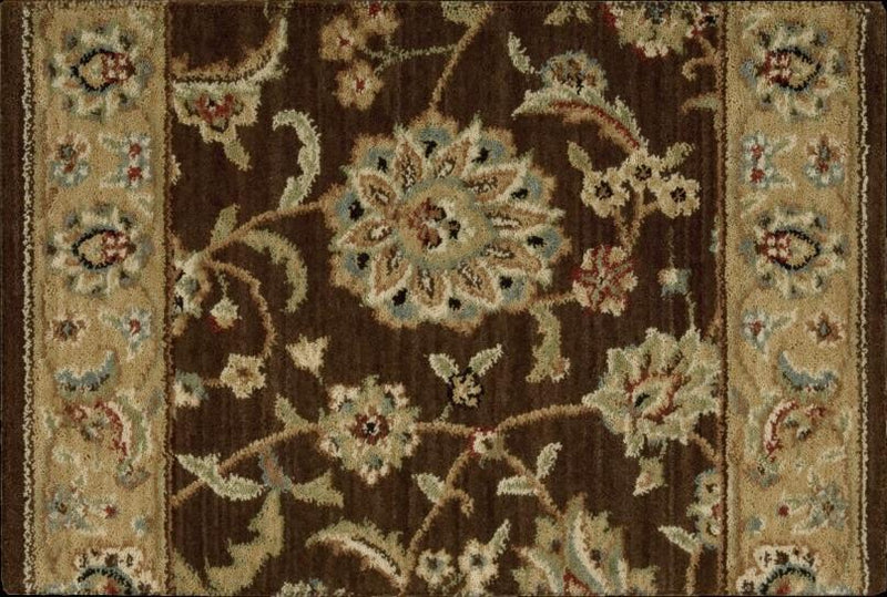 Nourison Stair Runner Sultana Brown Stair Runner SU21BROWNSTONE-27 inch Sold By the Foot