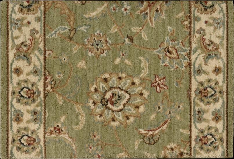 Nourison Stair Runner Sultana Green Stair Runner SU21EMERALD - 27 in Sold By the Foot