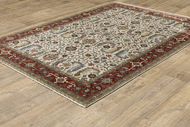 Oriental Weavers Area Rugs Aberdeen Area Rugs 144d Ivory Persian By OWRugs In 8 Sizes