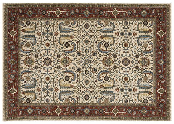 Oriental Weavers Area Rugs Aberdeen Area Rugs 144d Ivory Persian By OWRugs In 8 Sizes