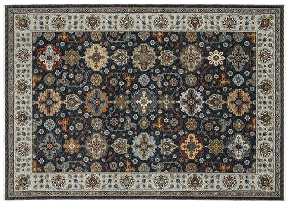 Oriental Weavers Area Rugs Aberdeen Area Rugs 561B Navy Persian By OWRugs