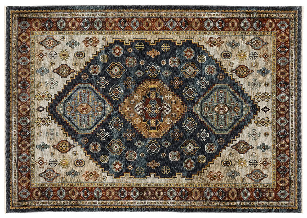 Oriental Weavers Area Rugs Aberdeen Area Rugs 5W Navy Persian By OWRugs In 8 Sizes