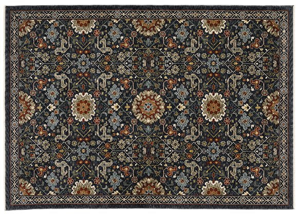 Oriental Weavers Area Rugs Aberdeen Area Rugs 6B Navy Persian By OWRugs In 8 Sizes