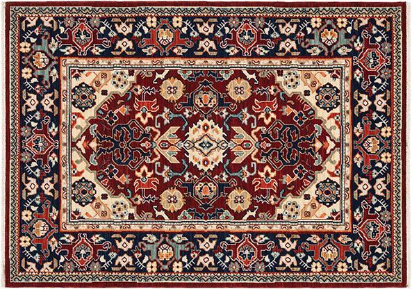 Lilihan Area Rugs 2062R Red Kazak Wool-Nylon In 8 Sizes By OW Rugs