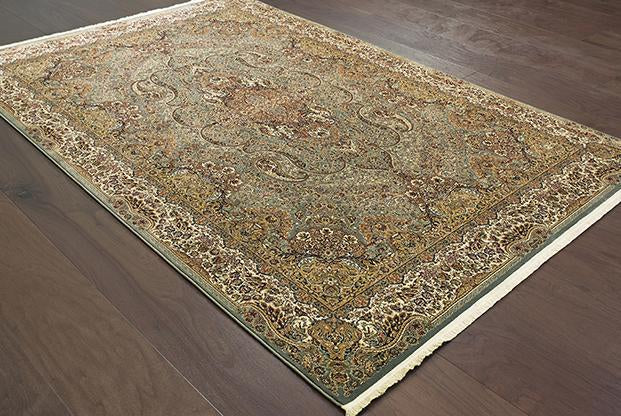 Masterpiece Blue Area Rug 502L 2 Million PT Fine Polypropylene