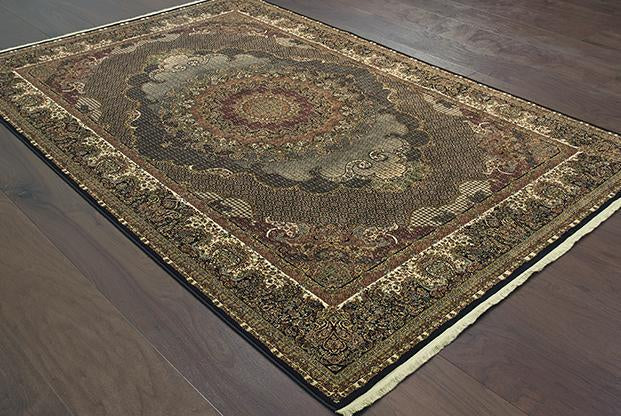 Masterpiece Multi Navy Area Rug 5330B 2 Million PT Fine Polypropylene