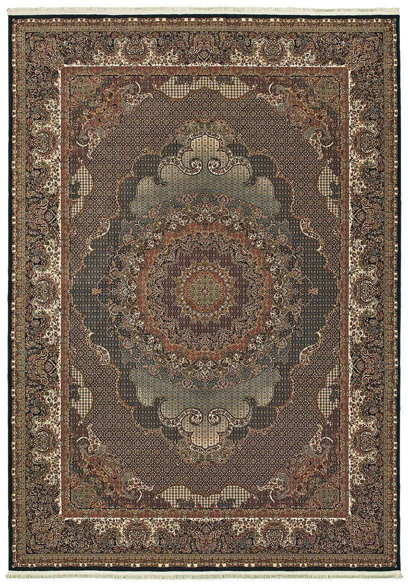 Oriental Weavers Area Rugs Masterpiece Multi Navy Area Rug 5330B 2 Million PT Fine Polypropylene
