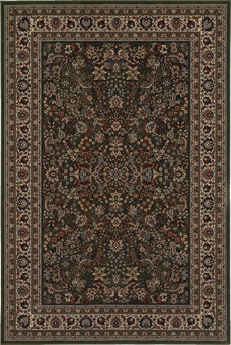 Oriental Weavers Area Rugs OW Rugs Ariana Area Rugs 213g Green Polypropylene Made In USA