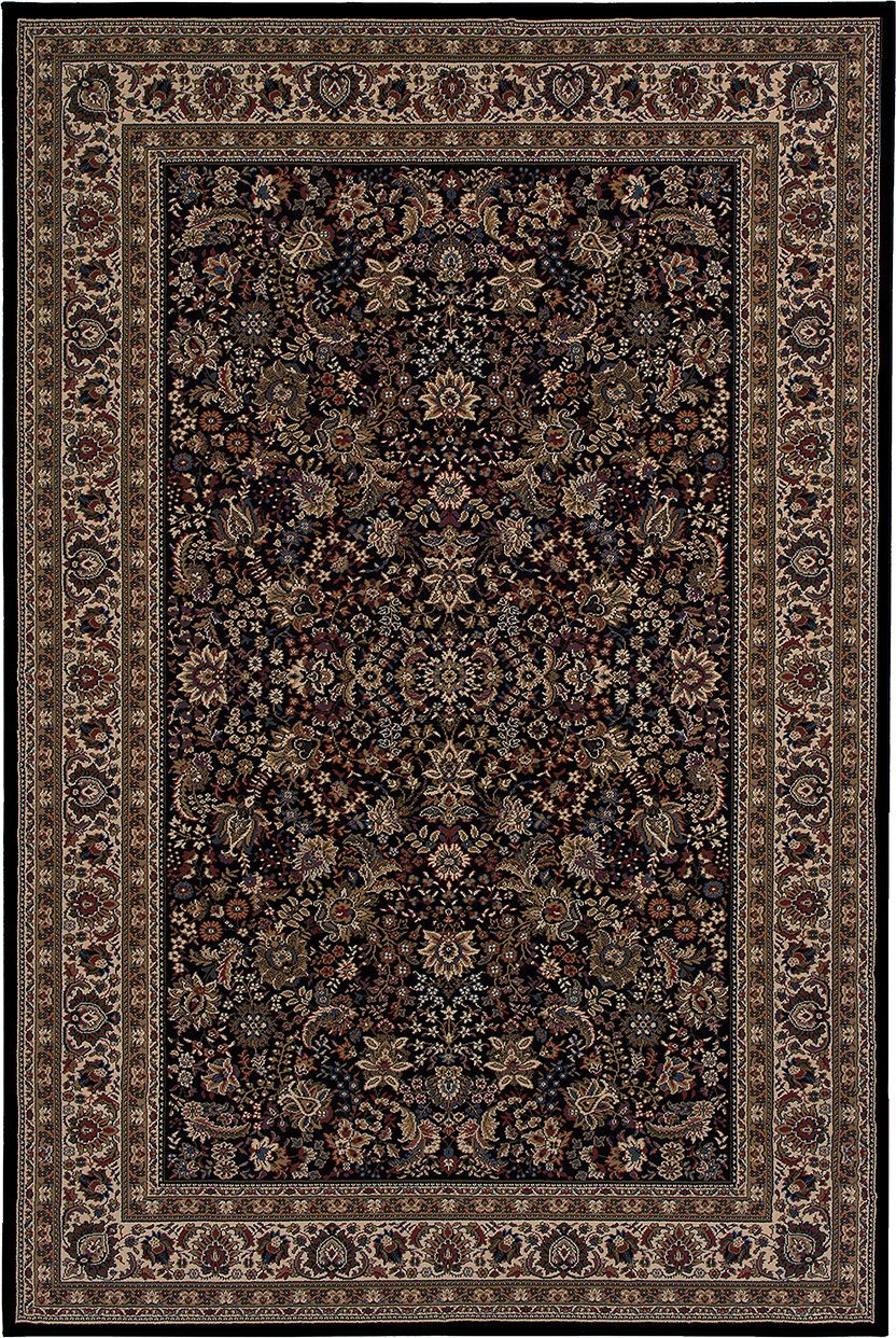 OW Rugs Ariana Area Rugs 213k Black Polypropylene Made In USA