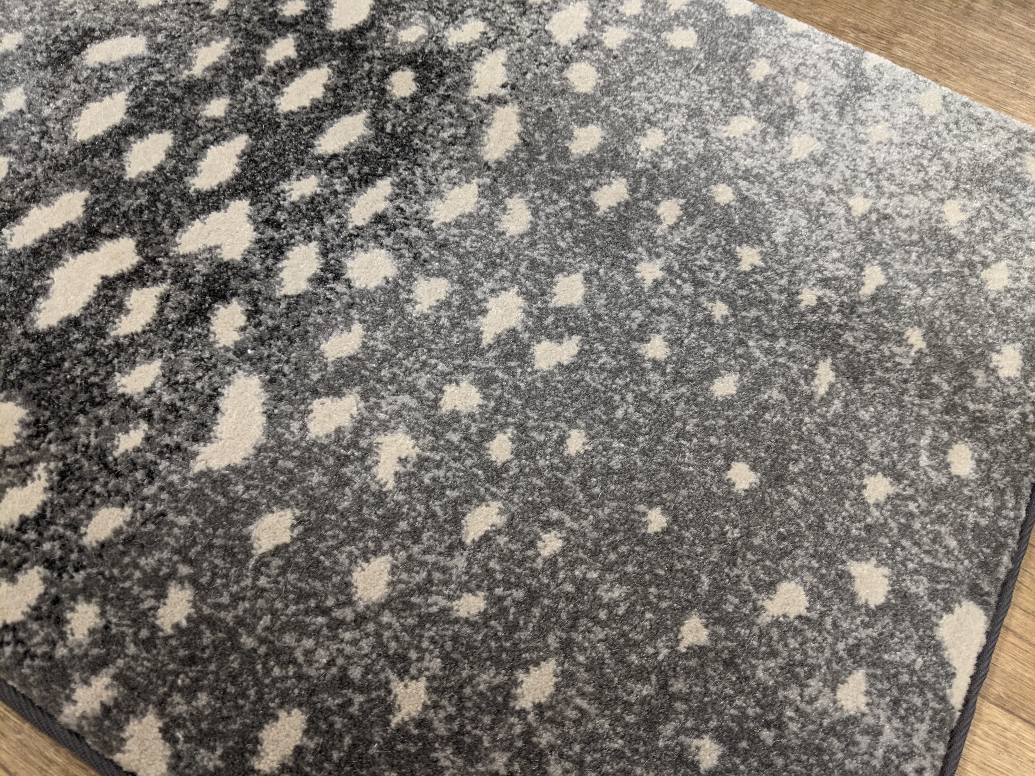 Prestige Mills Stair Runners Deerfield 85 Pewter Animal Print By Prestige In Assorted Sizes