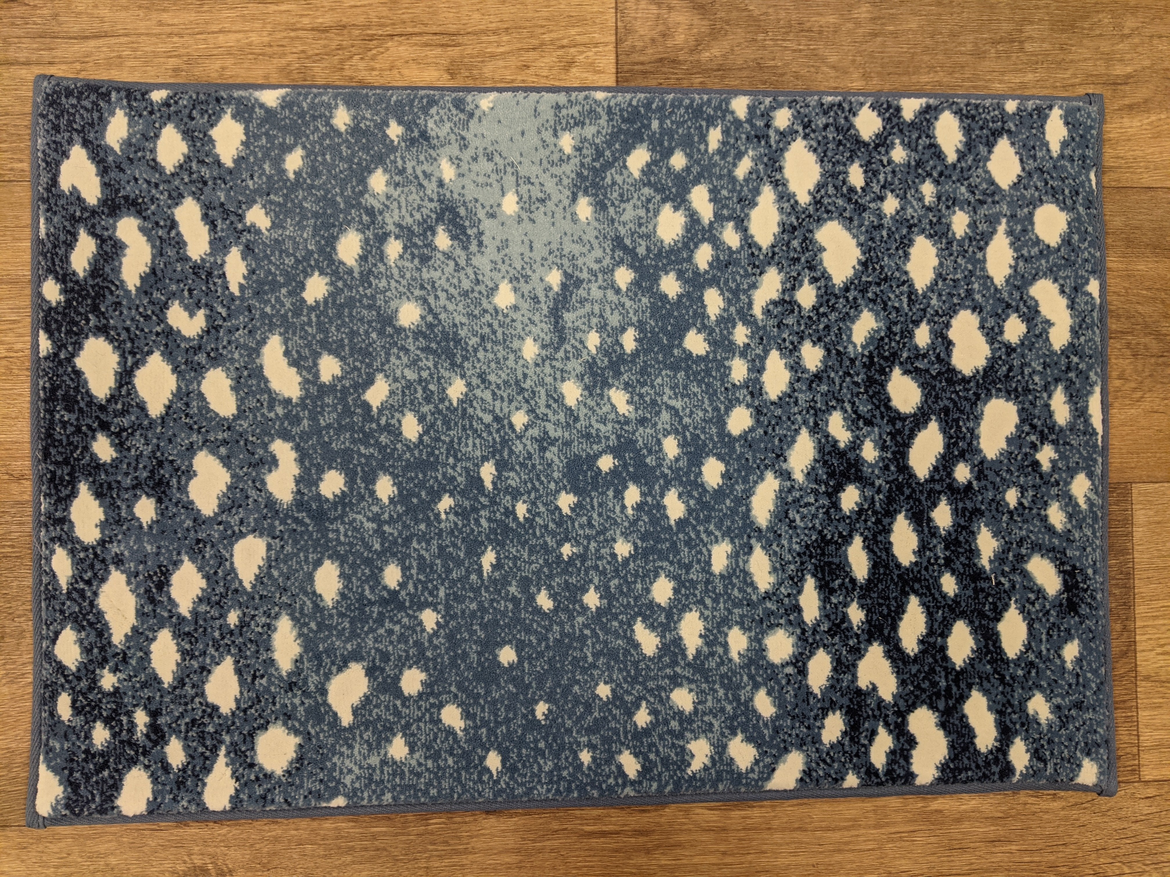 Prestige Mills Stair Runners Deerfield 87 Azure Animal Print By Prestige In Assorted Sizes