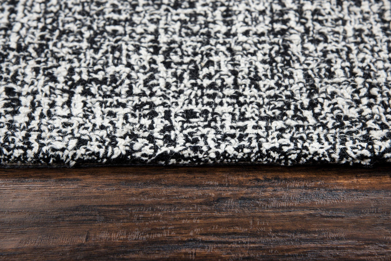 Rizzy Home Area Rugs Brindleton BR223B Black Area Rug in 39 Unique Shapes and Sizes