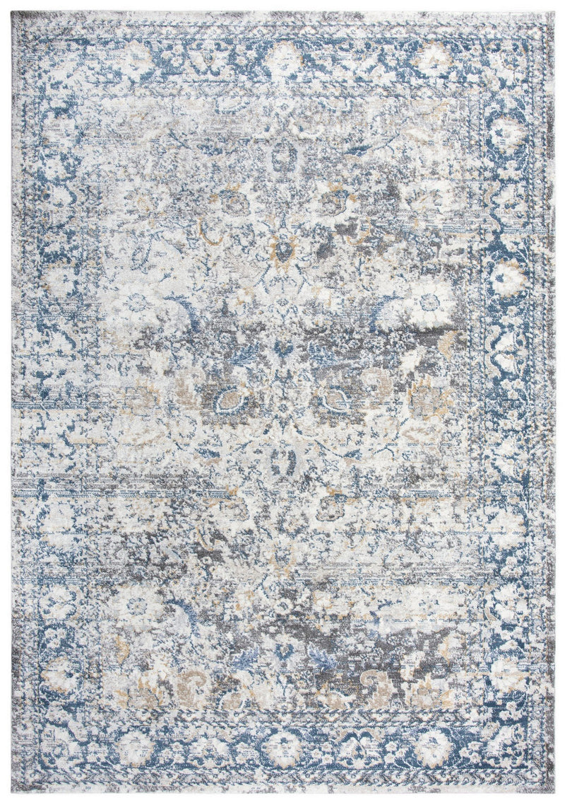 Rizzy Home Area Rugs Bristol Area Rugs BRS105 Beige-Blue Rizzy Home Turkey