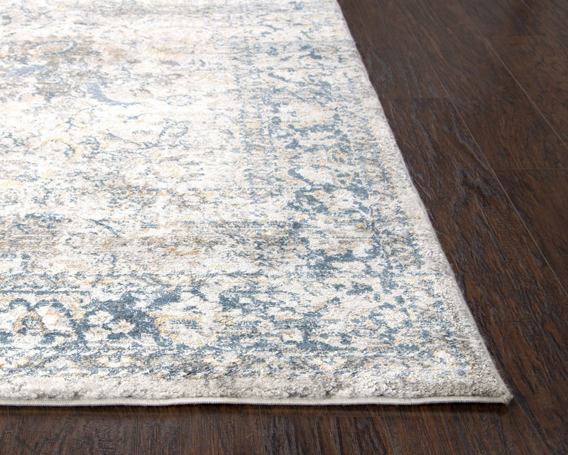 Rizzy Home Area Rugs Bristol Area Rugs BRS105 Beige-Blue Rizzy Home Turkey