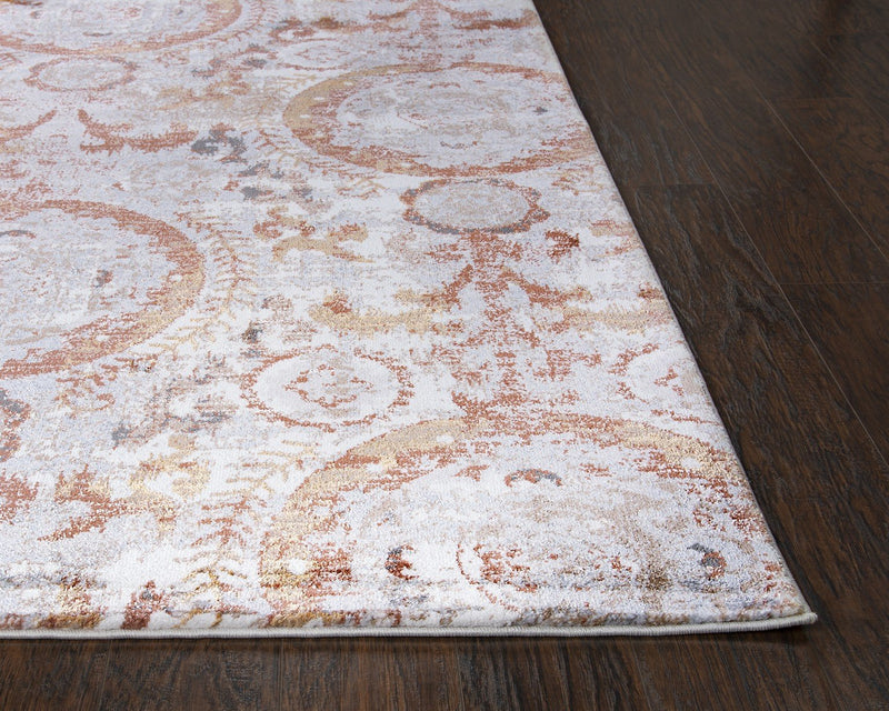 Rizzy Home Area Rugs Bristol Area Rugs BRS109 Beige-Copper Rizzy Home Turkey