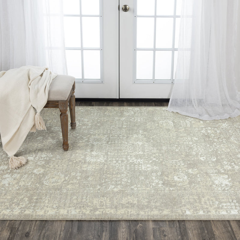 Rizzy Home Area Rugs Couture Area Rugs CUT106 Beige in 5 Sizes 100% Wool India By RizzyHome
