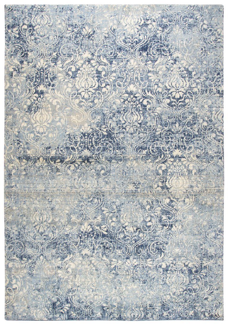 Rizzy Home Area Rugs Gossamer Area Rugs By RizzyHome GS6816 Lt Blue 100% Wool From India