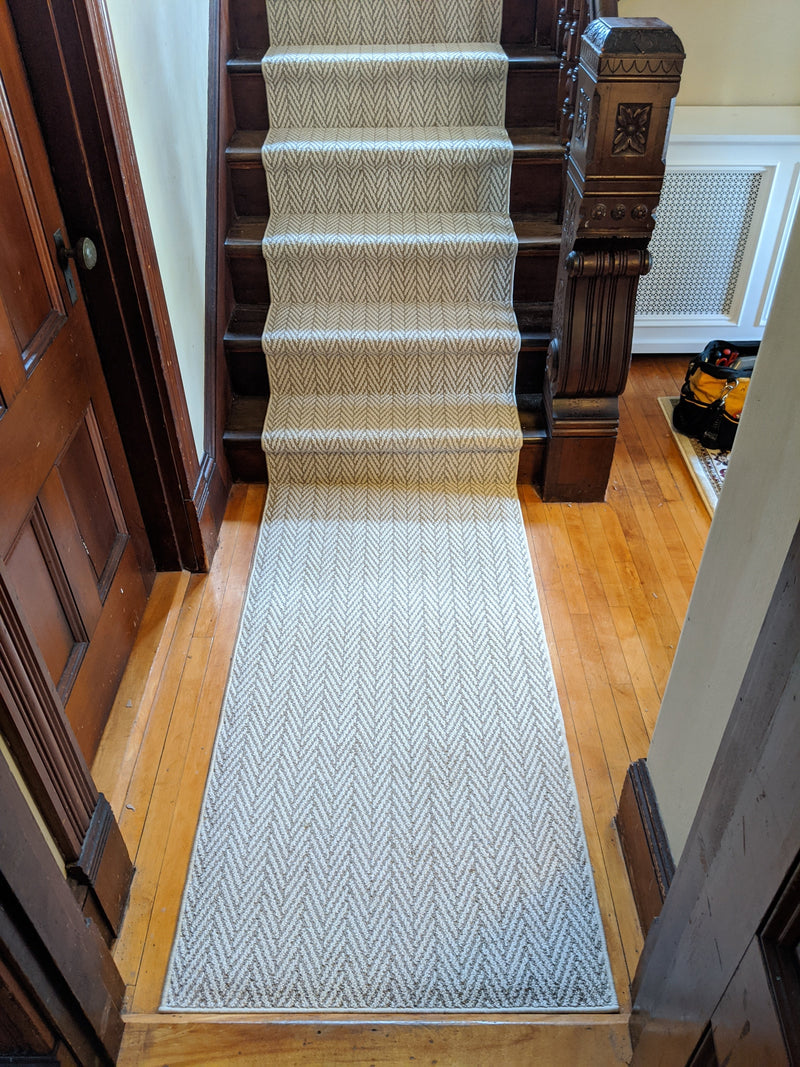 Only Natural Herringbone Plaza Taupe Z6877-752  Area Rugs and Stair Runners