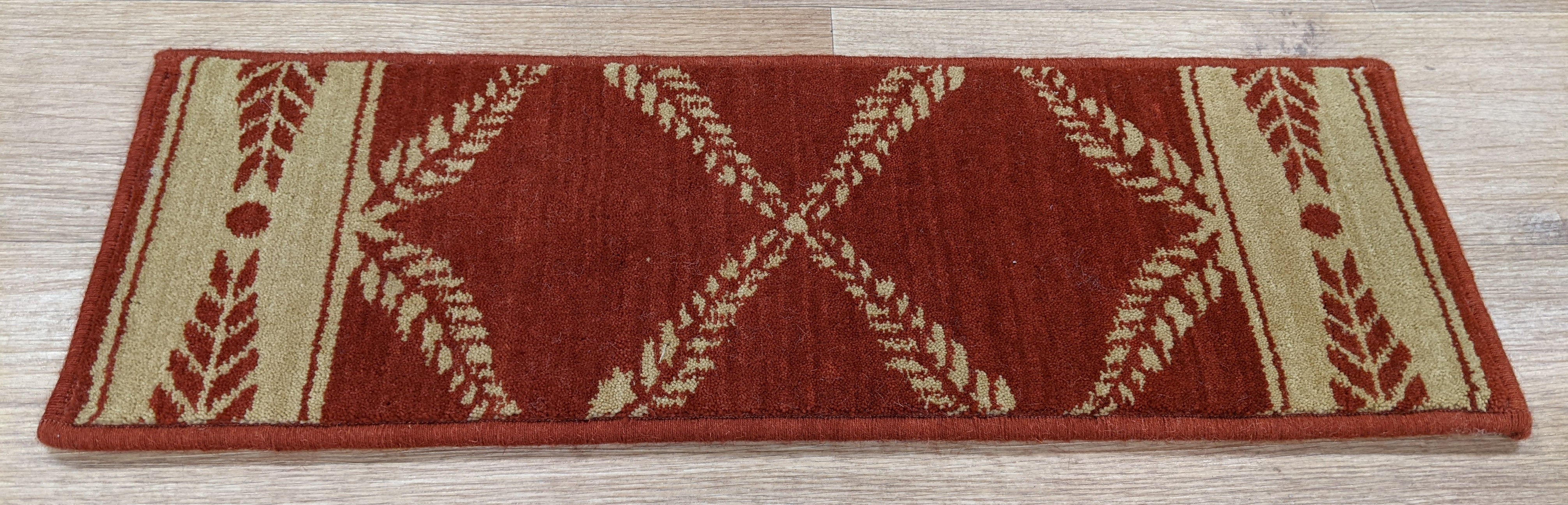 Rug Depot Home Stair Runners Chateau Normandy NO21 Ruby 27 and 36 Inch Stair Runner and Stair Treads