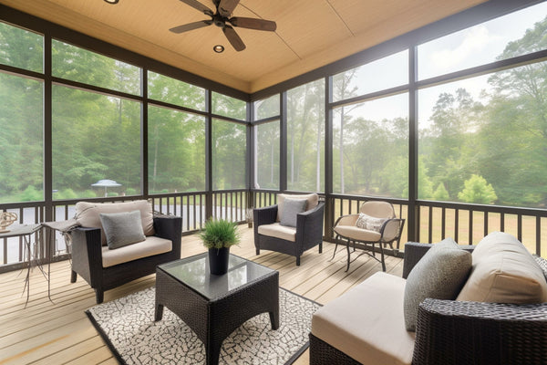How to choose the perfect area rugs for your screened in porch
