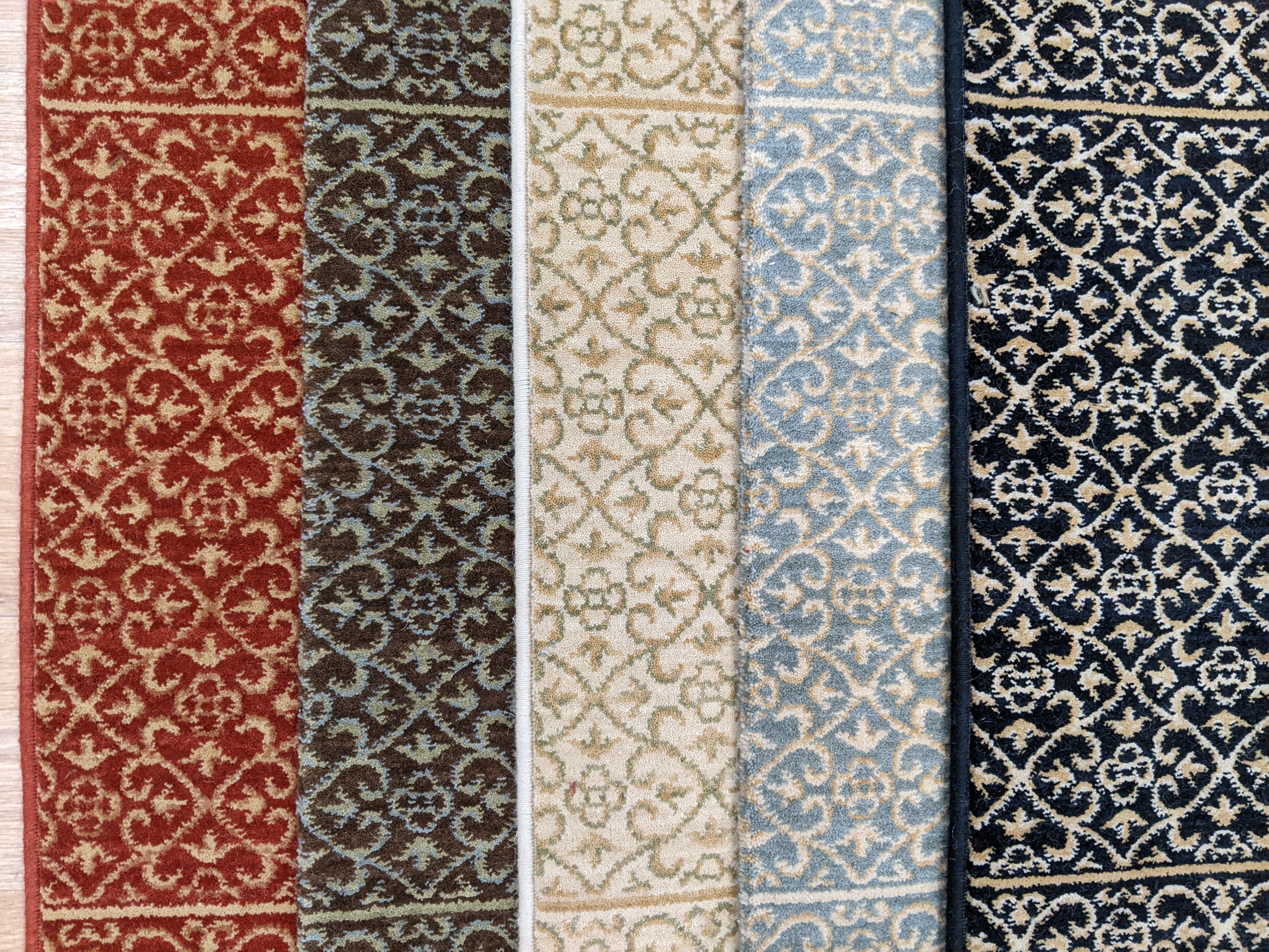 Chateau Reims Collection Available in 5 Colors and Stair Runners and Stair Treads