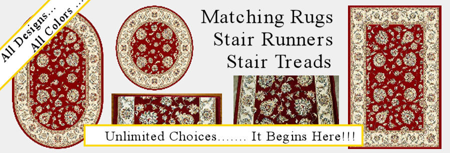 Dynamic Area Rugs With Matchng Stair Runners and Premium Carpet Stair Treads