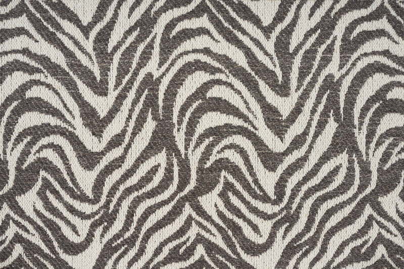 Nourison  Naturals Mountain Zebra Charcoal Stair Runner-Stair Treads and Matching Area Rugs