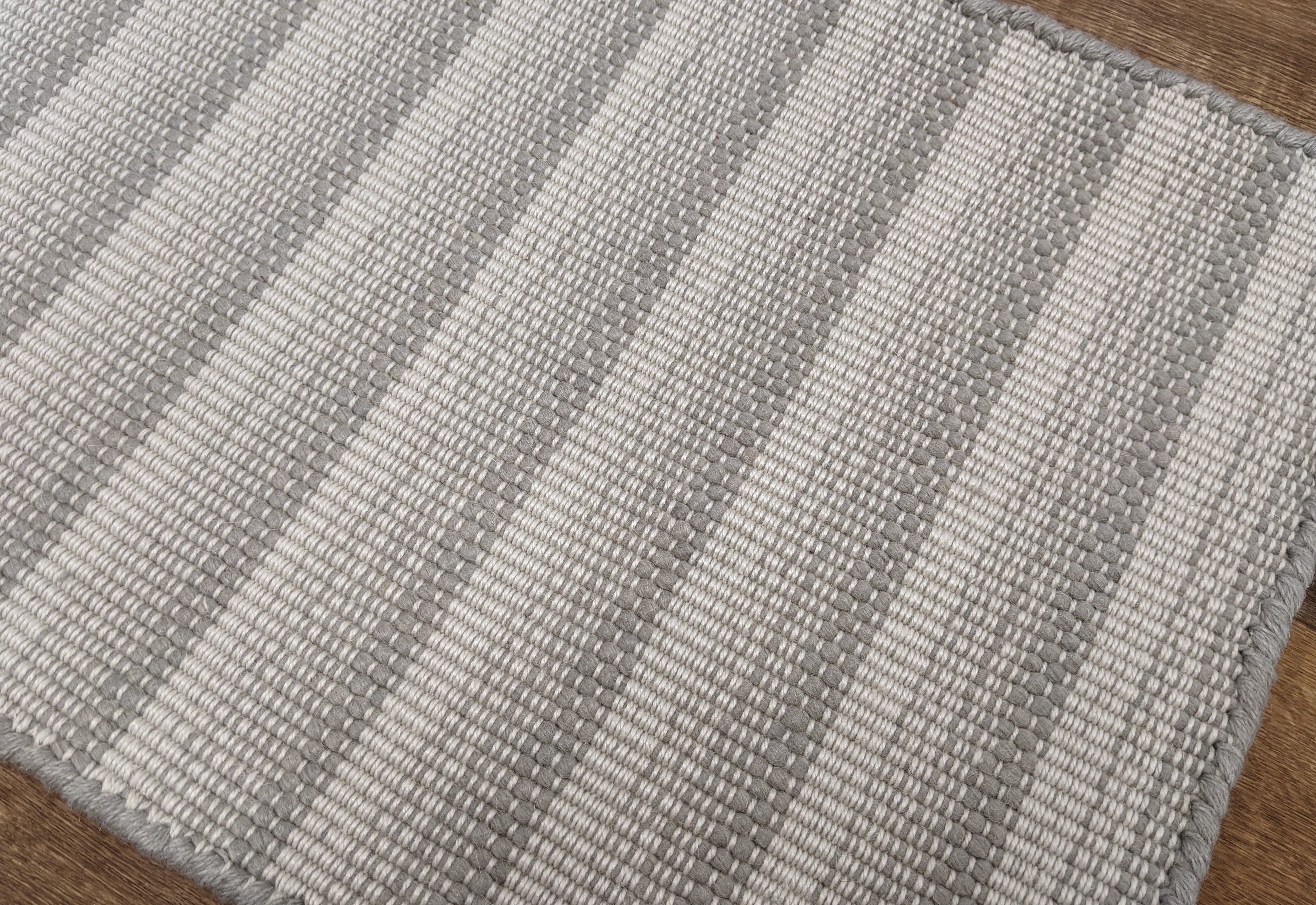 Nourison Stair Runners Radiant Stripe Taupe Stair Runner-Stair Treads and Matching Area Rugs