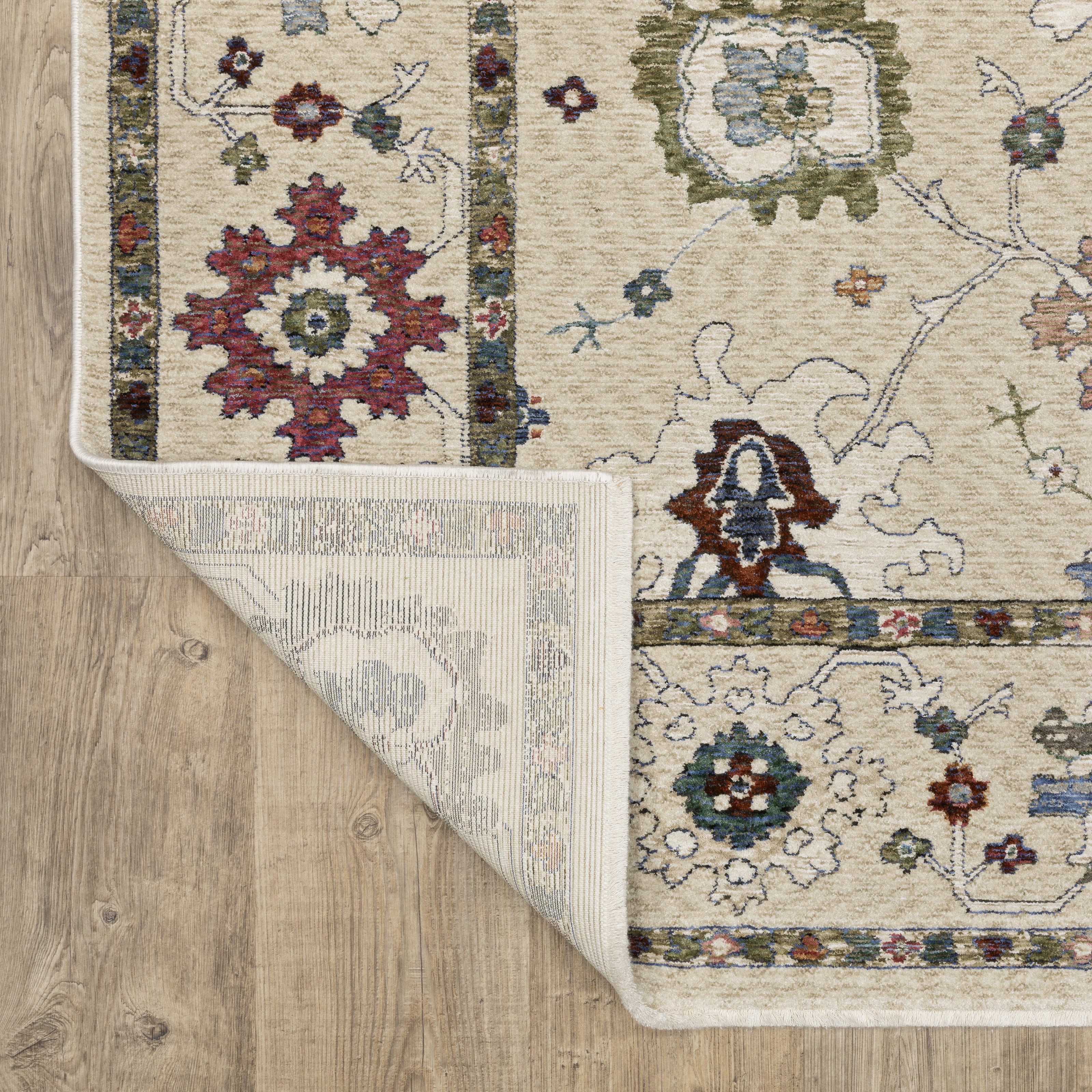 Oriental Weavers Area Rugs Hastings Area Rugs HA01w Beige-Beige in Many Sizes