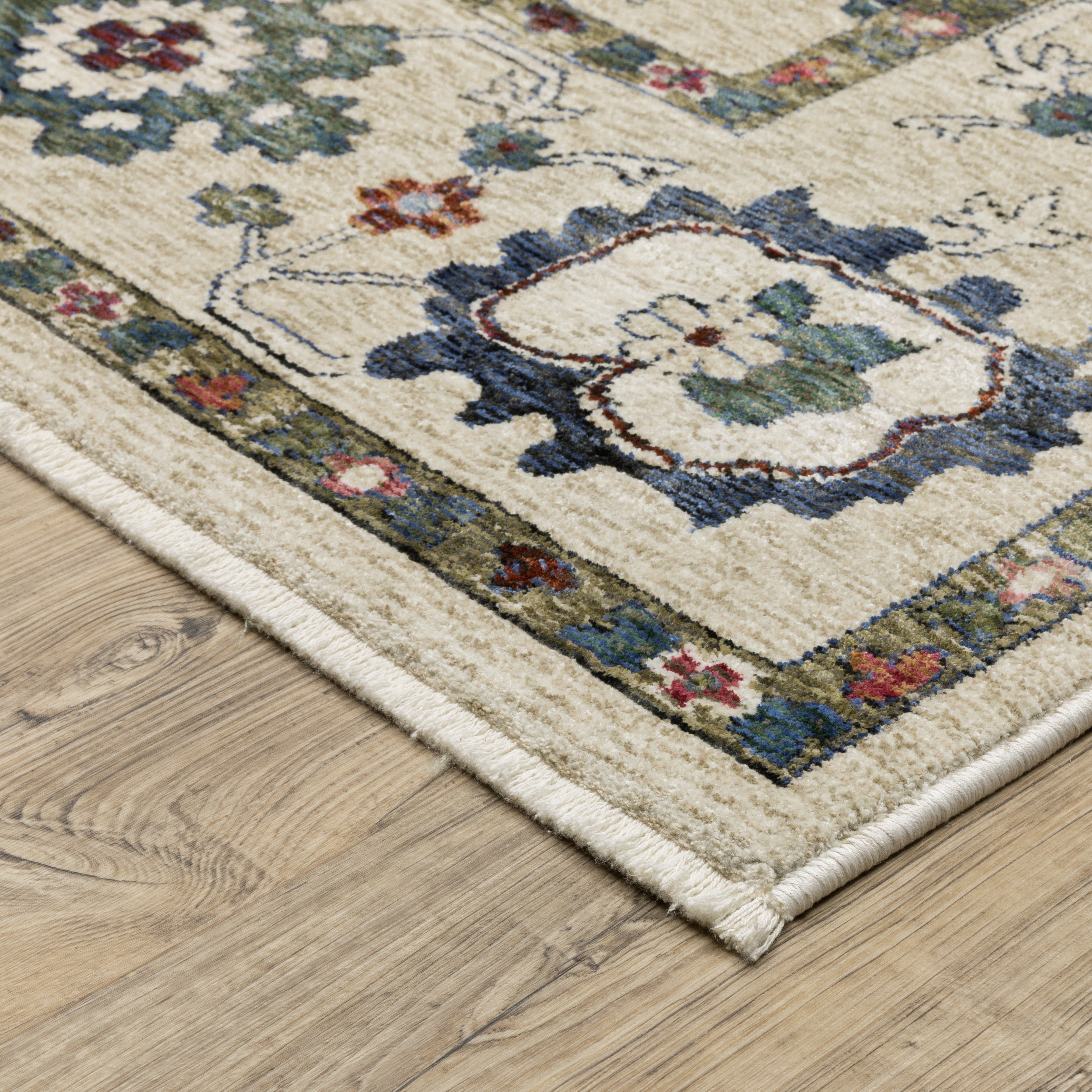 Oriental Weavers Area Rugs Hastings Area Rugs HA01w Beige-Beige in Many Sizes