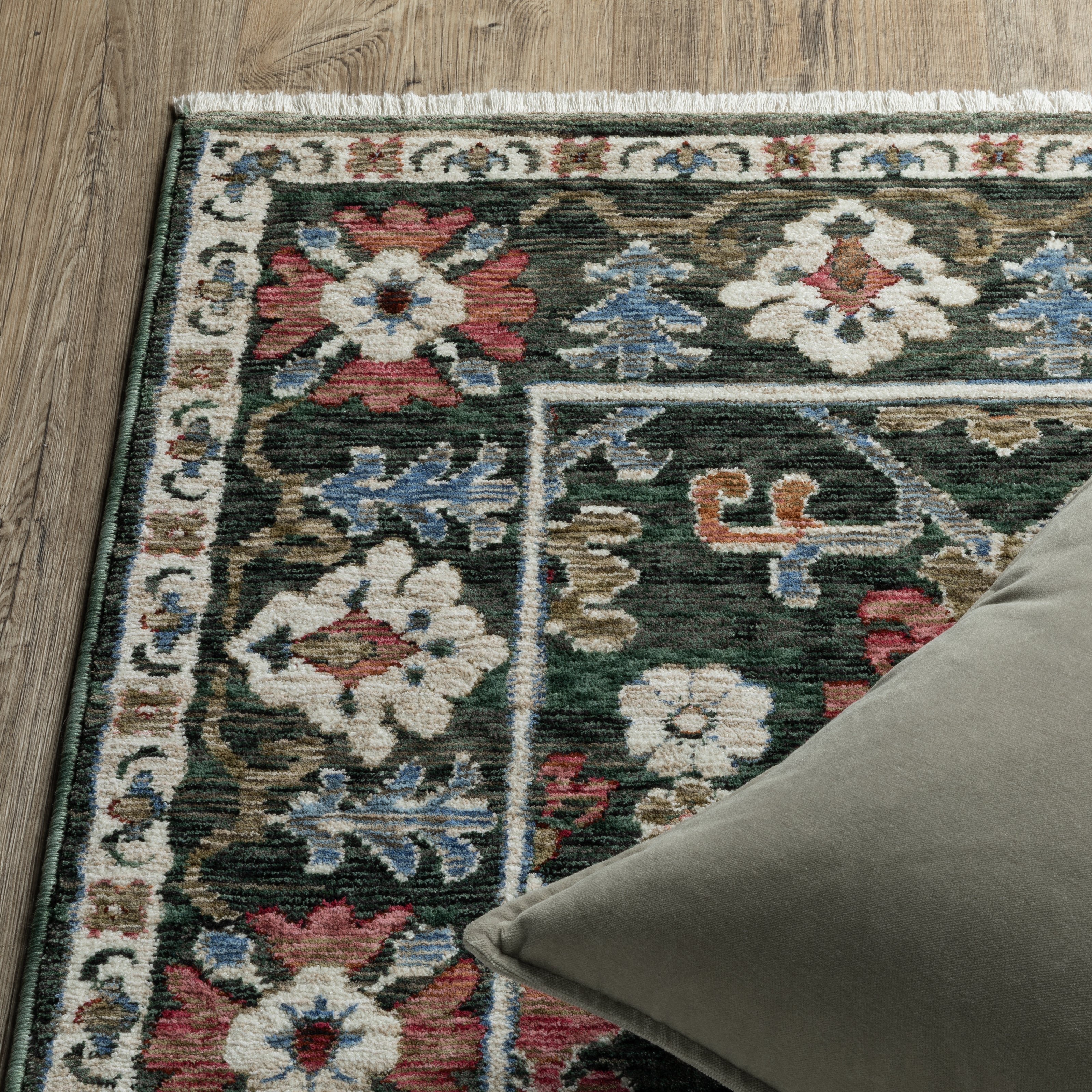 Oriental Weavers Area Rugs Hastings Area Rugs HA02b Dk Green in Many Sizes
