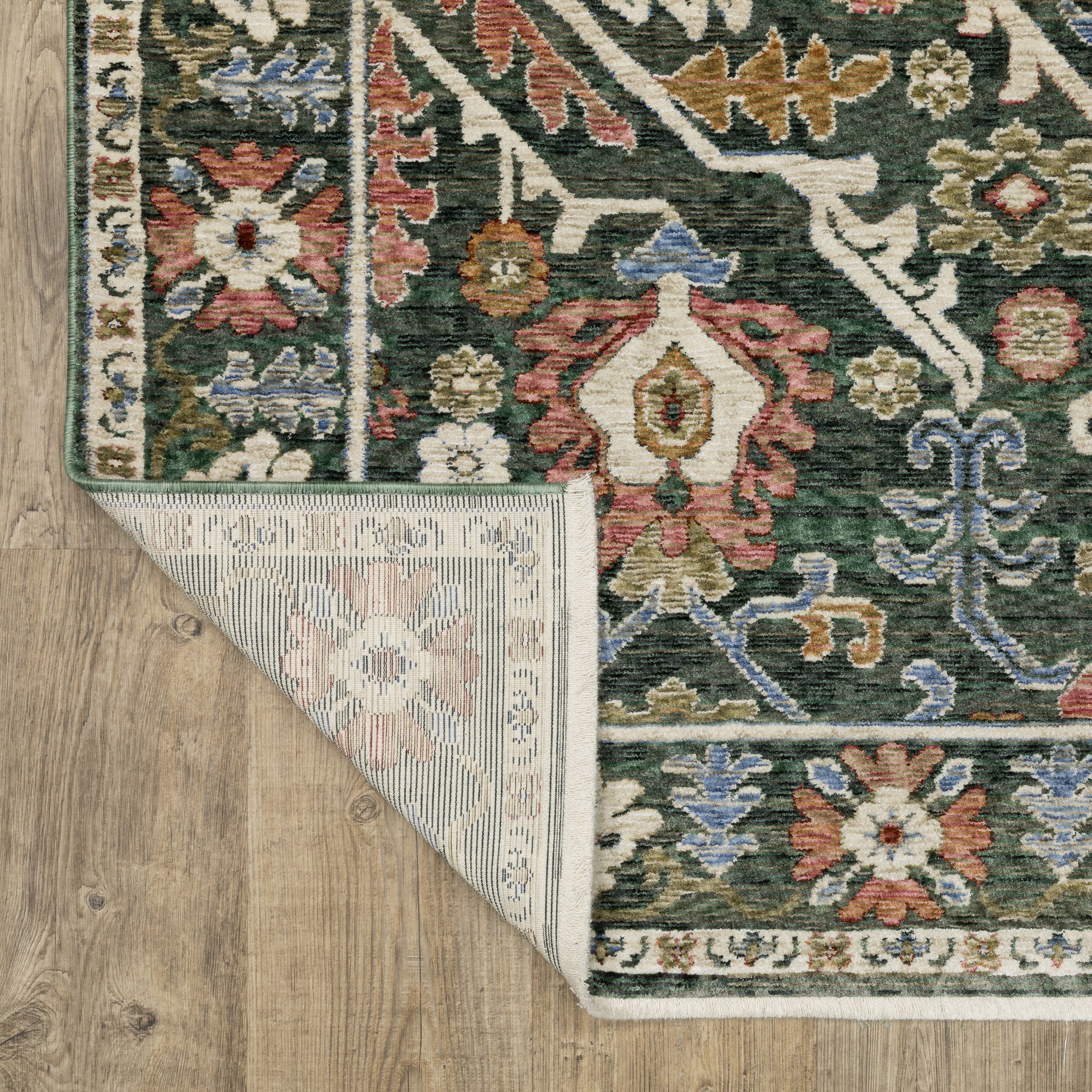 Oriental Weavers Area Rugs Hastings Area Rugs HA02b Dk Green in Many Sizes