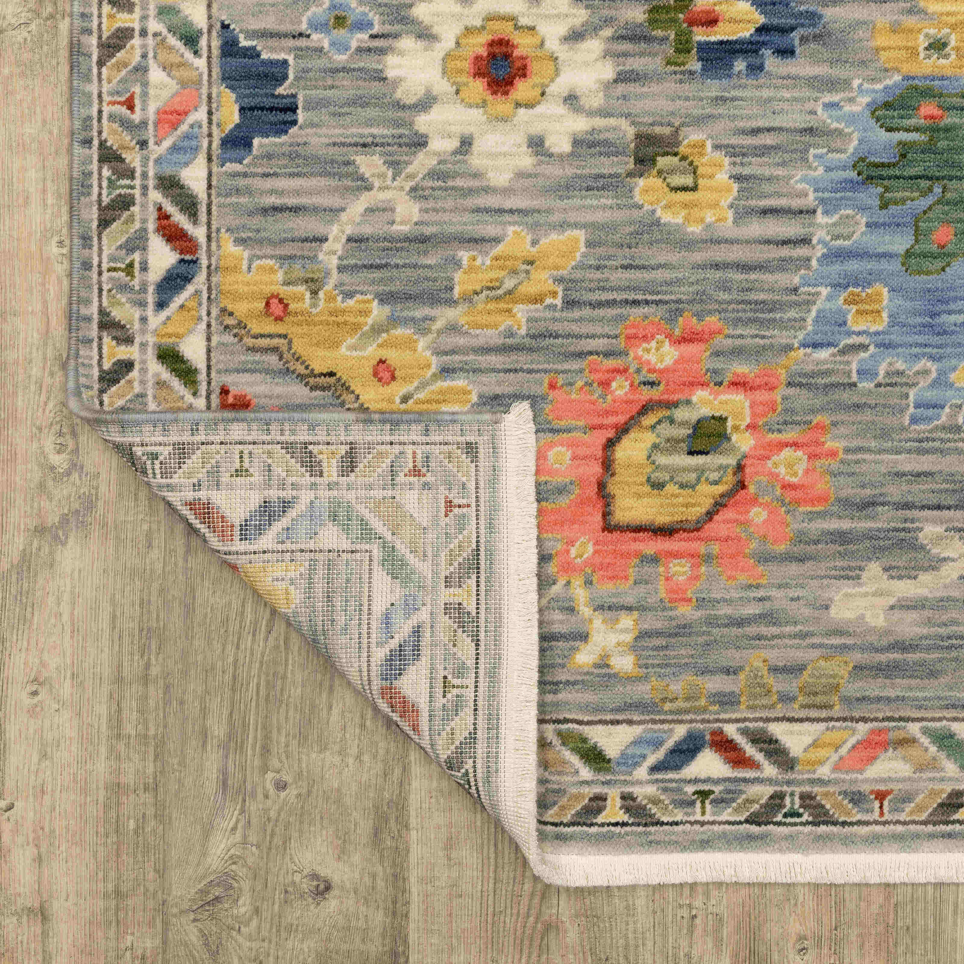 Oriental Weavers Area Rugs Lucca Area Rugs 2888g Oushak Grey Wool-Nylon Blend In 8 Sizes