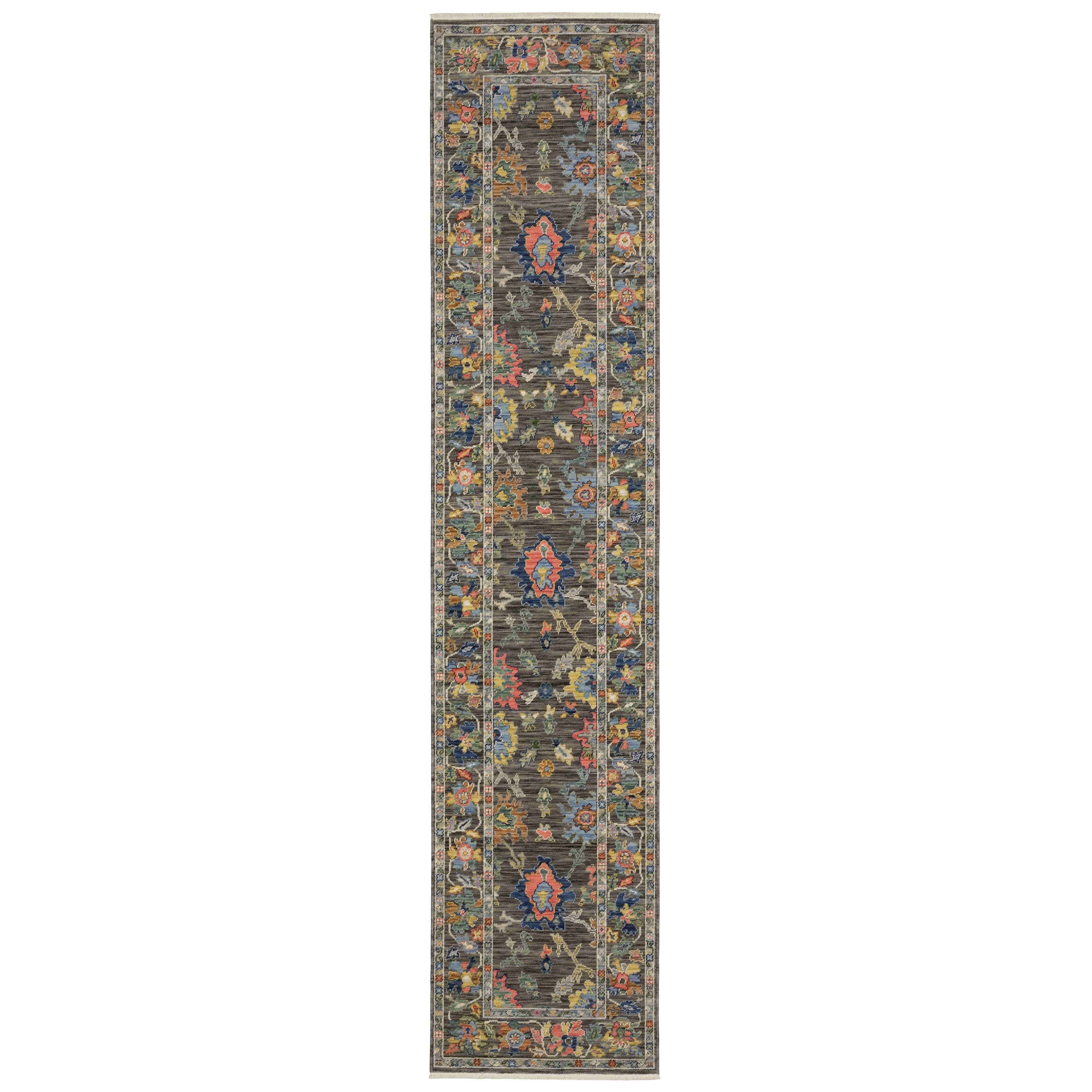 Oriental Weavers Area Rugs Lucca Area Rugs 2889e Oushak Grey Wool-Nylon Blend In 8 Sizes