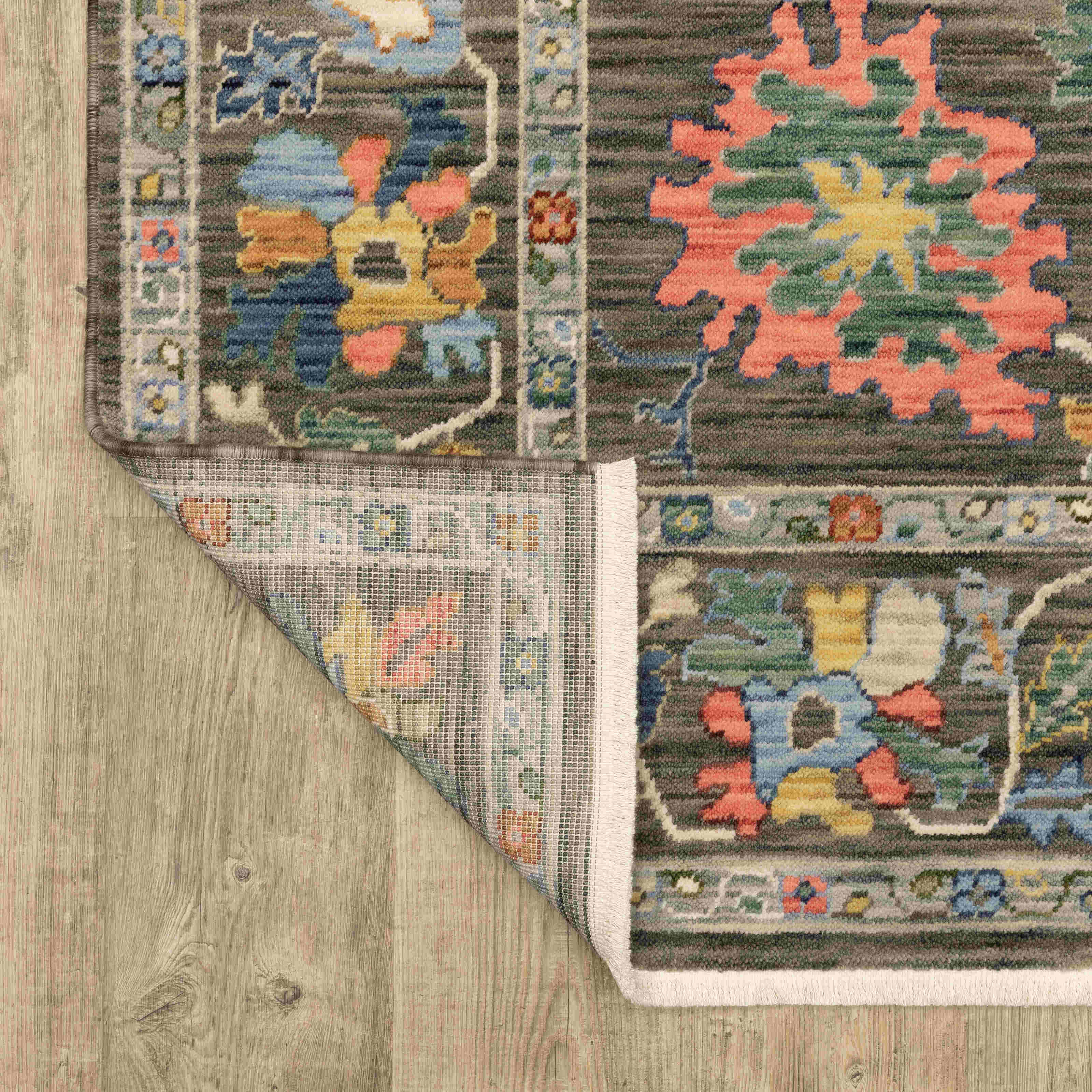 Oriental Weavers Area Rugs Lucca Area Rugs 2889e Oushak Grey Wool-Nylon Blend In 8 Sizes