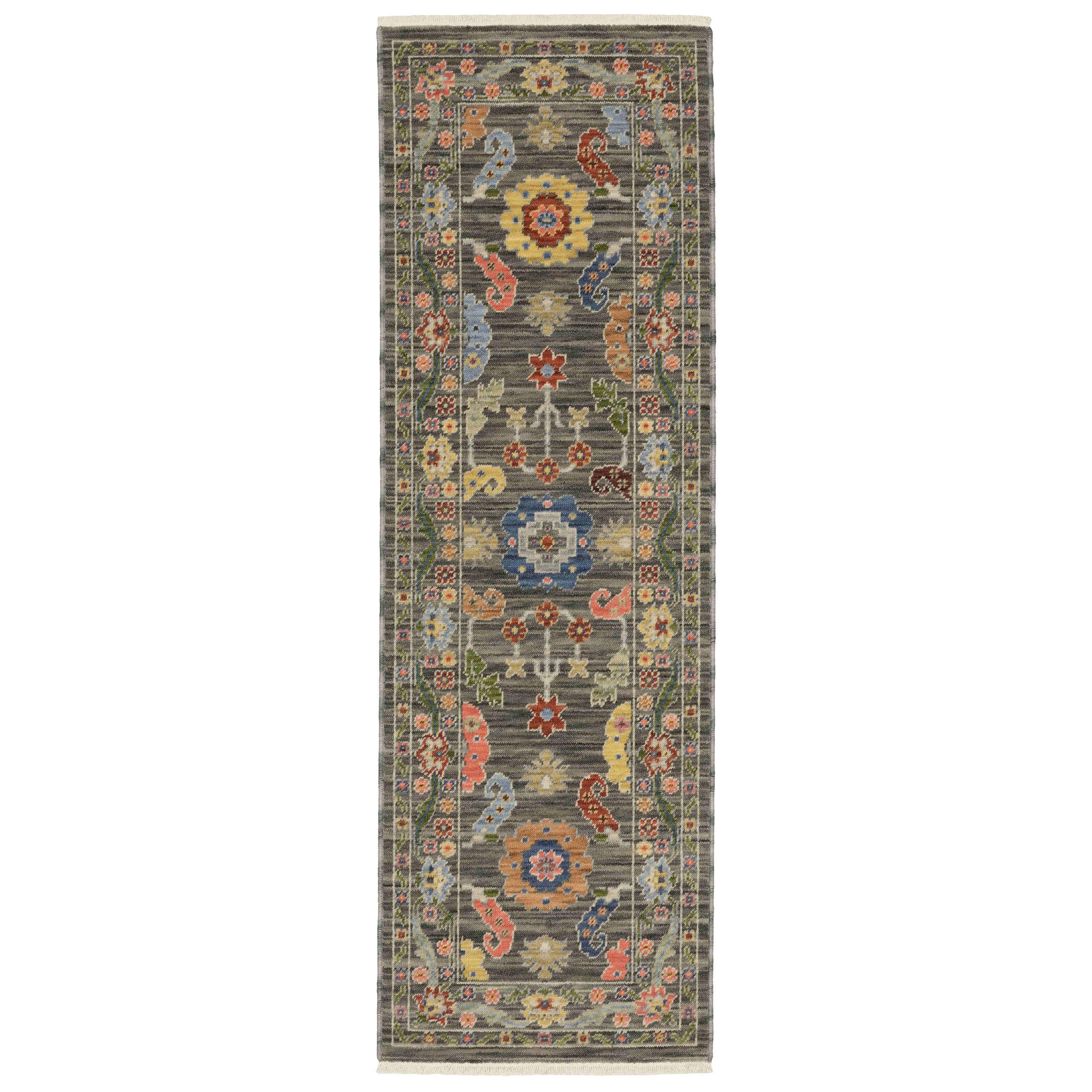 Oriental Weavers Area Rugs Lucca Area Rugs 5506k Oushak Mocha Wool-Nylon Blend In 8 Sizes