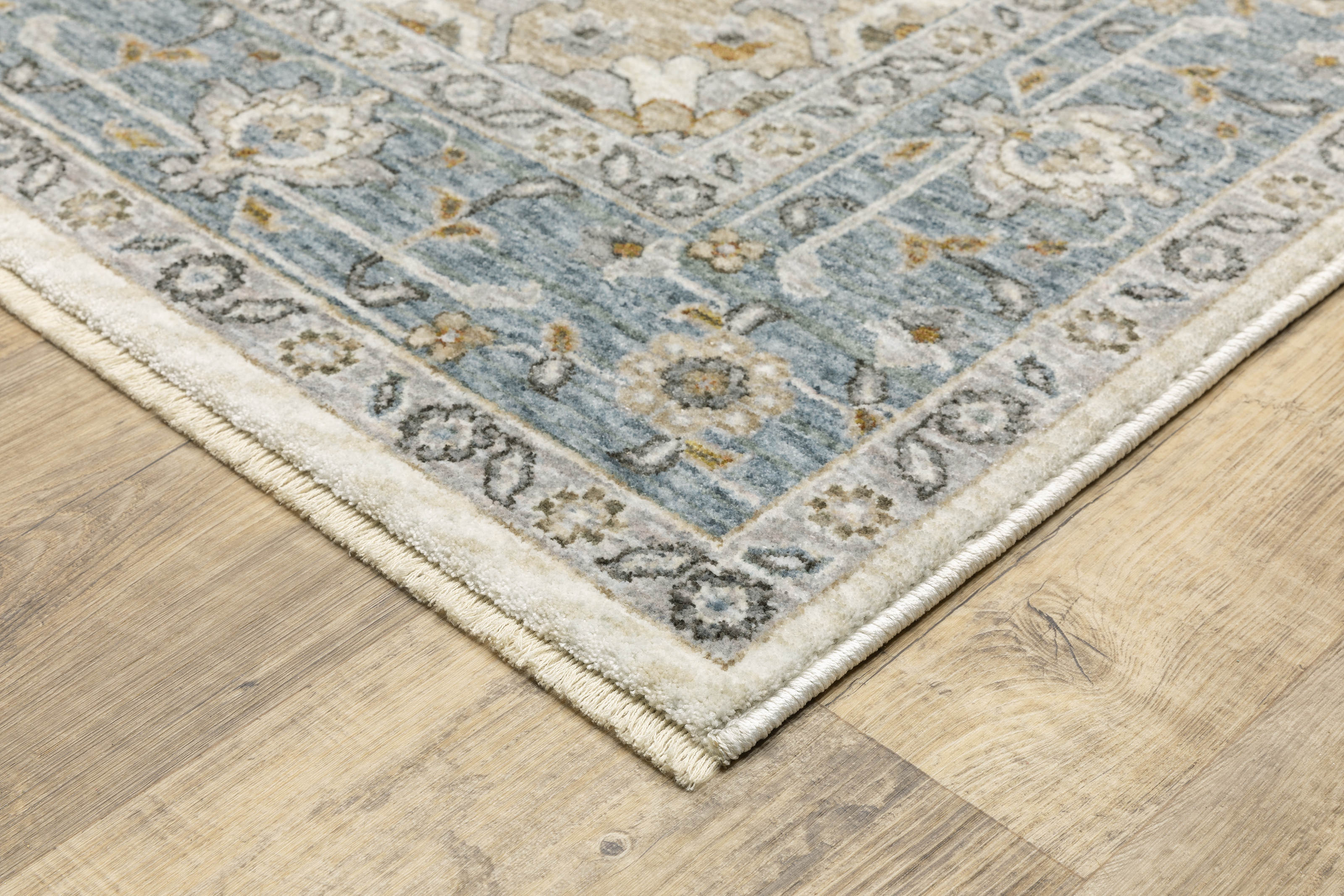 Oriental Weavers Area Rugs Maharaja Area Rugs 51F Ivory-Blue By OWRugs