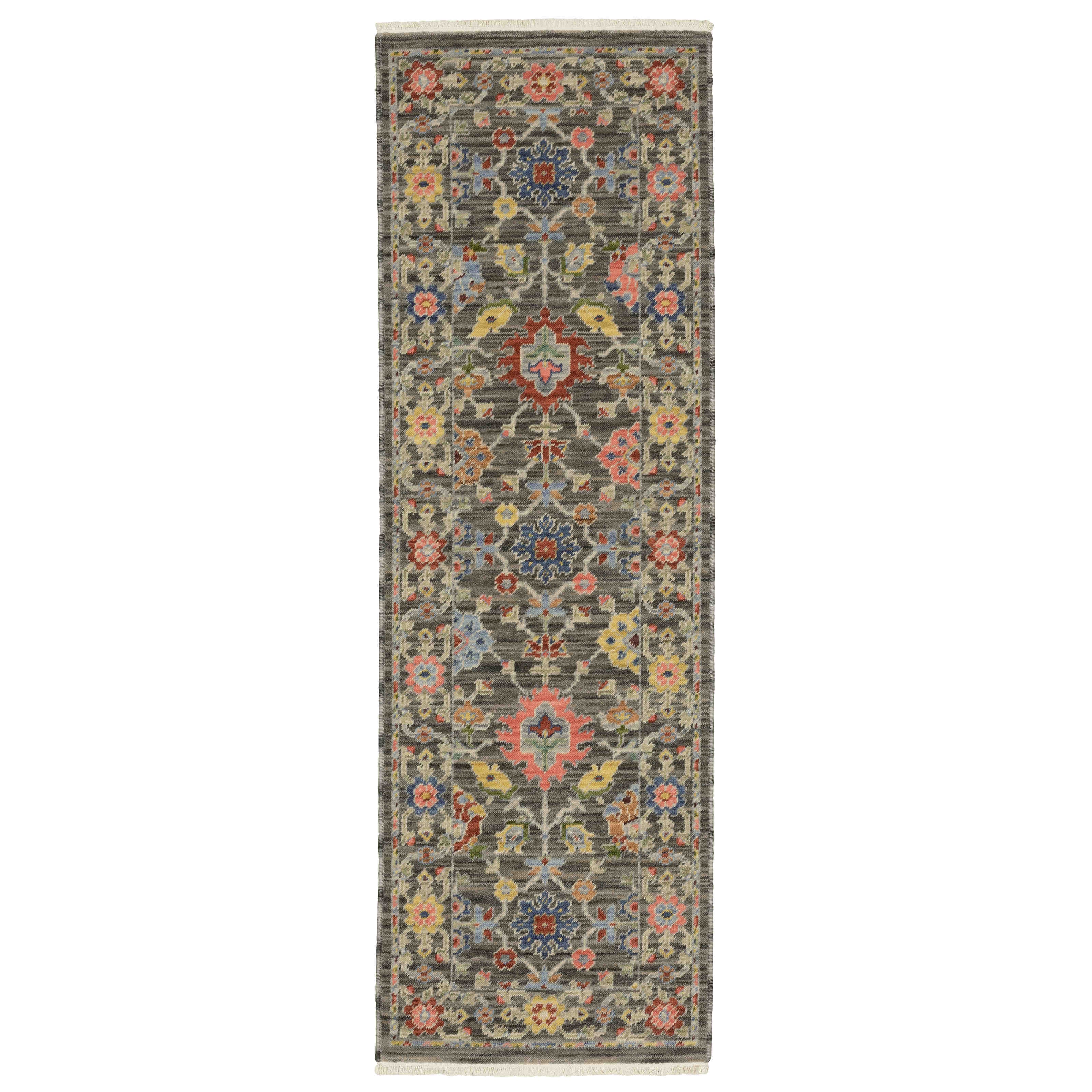 Lucca Area Rugs 93k Mocha Oushak Wool-Nylon In 8 Sizes By OW Rugs