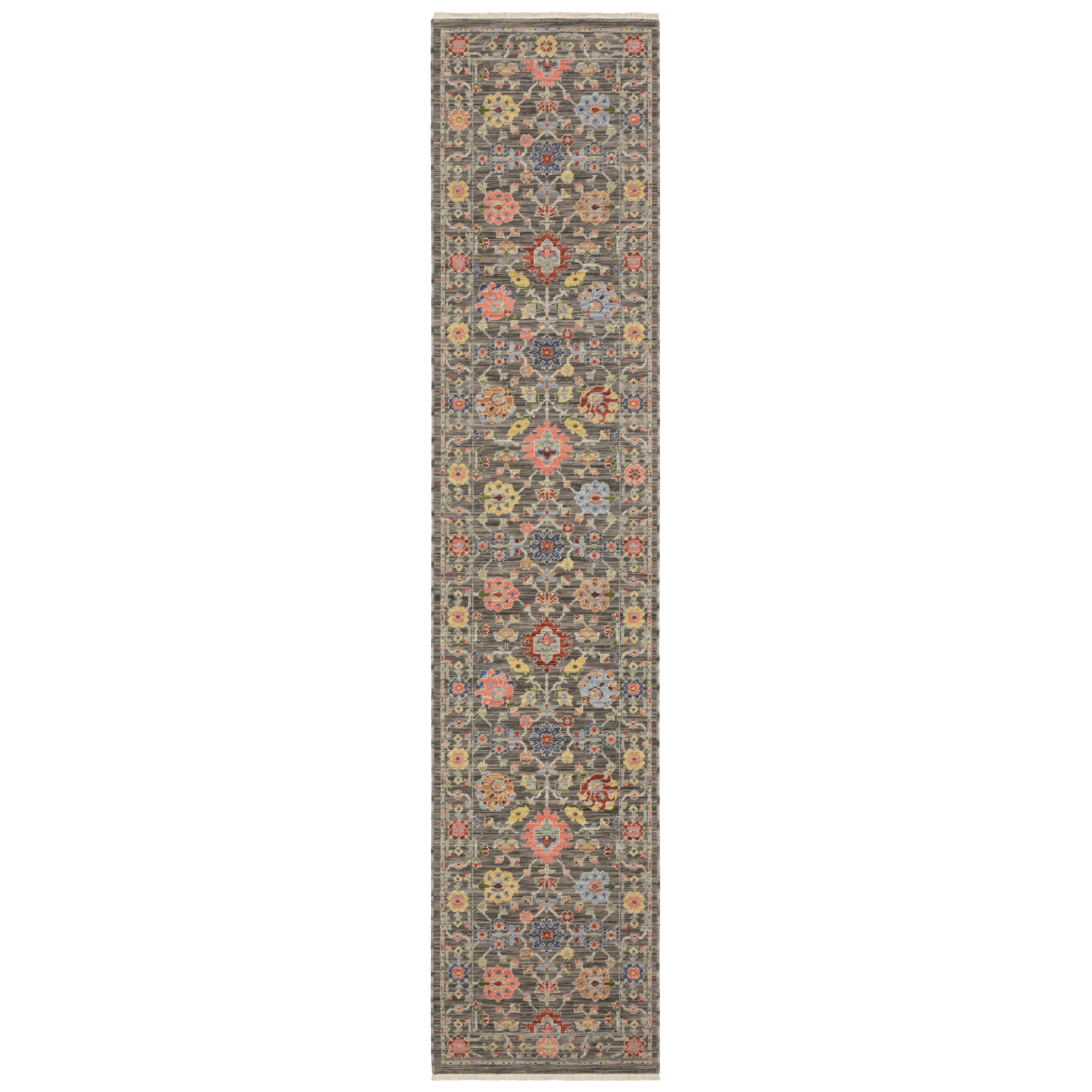 Lucca Area Rugs 93k Mocha Oushak Wool-Nylon In 8 Sizes By OW Rugs