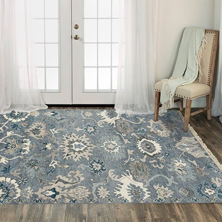 Rizzy Home Area Rugs Ashton ATN922 Grey Area Rugs in 6 Standard Sizes By Rizzy Home