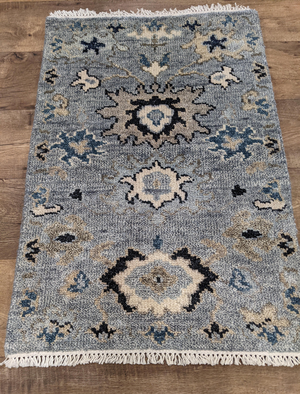 Ashton ATN922 Grey Area Rugs in 6 Standard Sizes By Rizzy Home