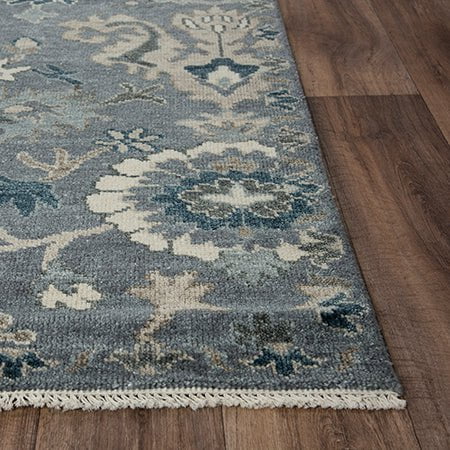 Ashton ATN922 Grey Area Rugs in 6 Standard Sizes By Rizzy Home