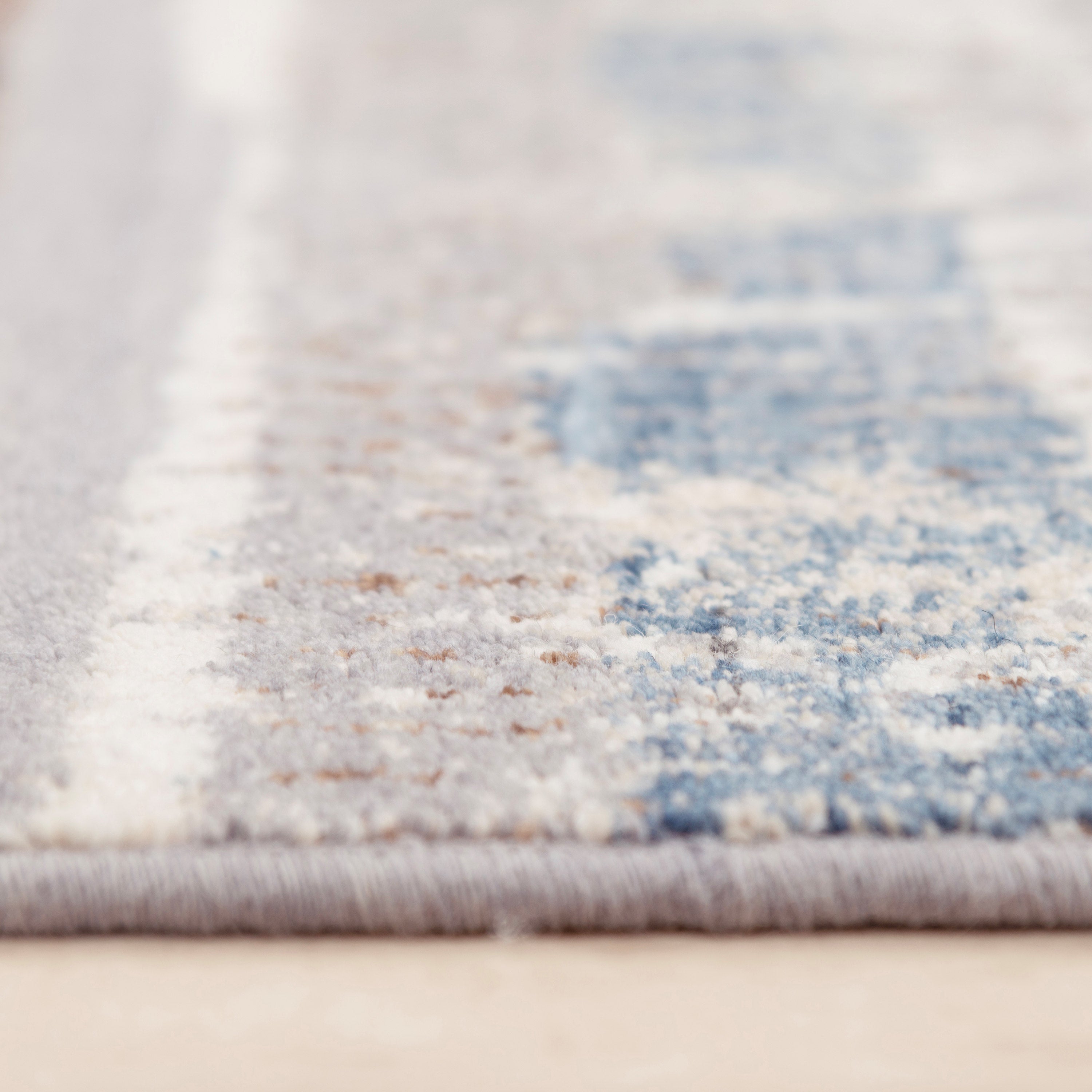 Rizzy Home Area Rugs Ventura Area Rugs VRA746 Beige-Blue in 20 Sizes