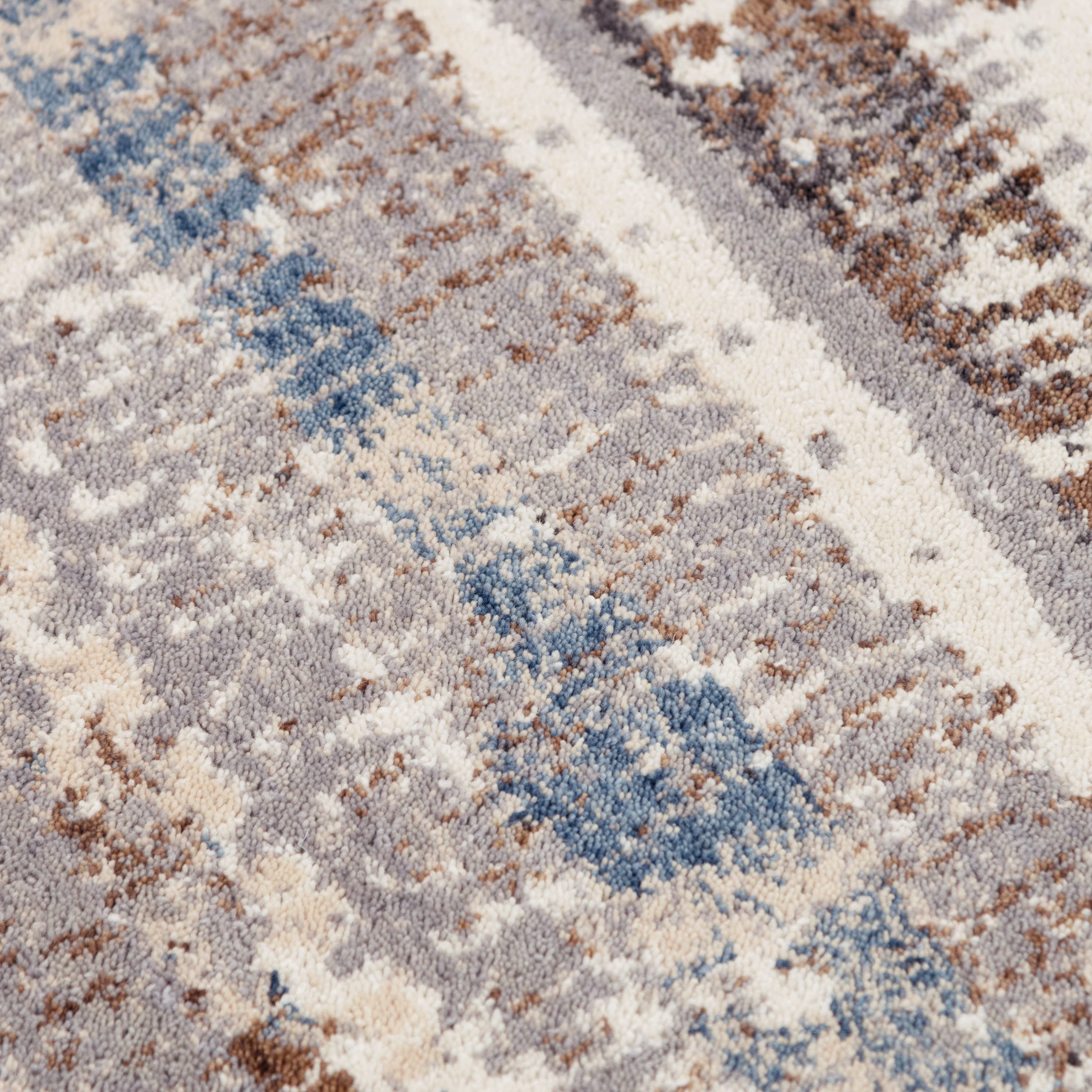Rizzy Home Area Rugs Ventura Area Rugs VRA746 Beige-Blue in 20 Sizes