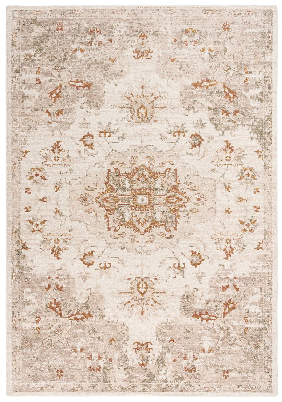 Rizzy Home Area Rugs Ventura Area Rugs VRA749 Beige-Brown-Green in 11 Sizes